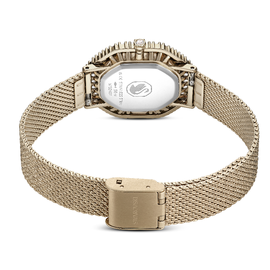 Resim Matrix Octagon Saat, Metal bileklik, Altın Rengi, Şampanya altın rengi yüzey