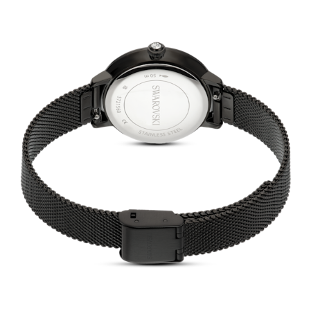 Resim Certa Saat, Metal bileklik, Siyah, Siyah yüzey