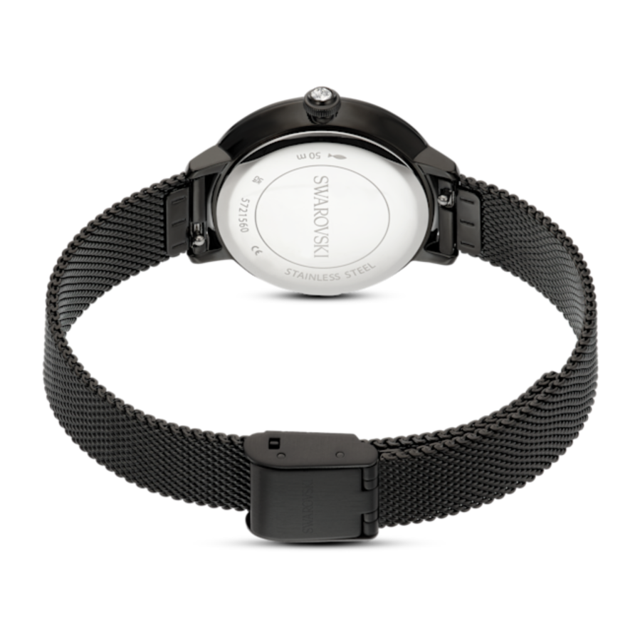 Resim Certa Saat, Metal bileklik, Siyah, Siyah yüzey