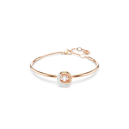 Resim Dextera Bileklik, Yuvarlak kesim, Beyaz, Pembe altın rengi kaplama