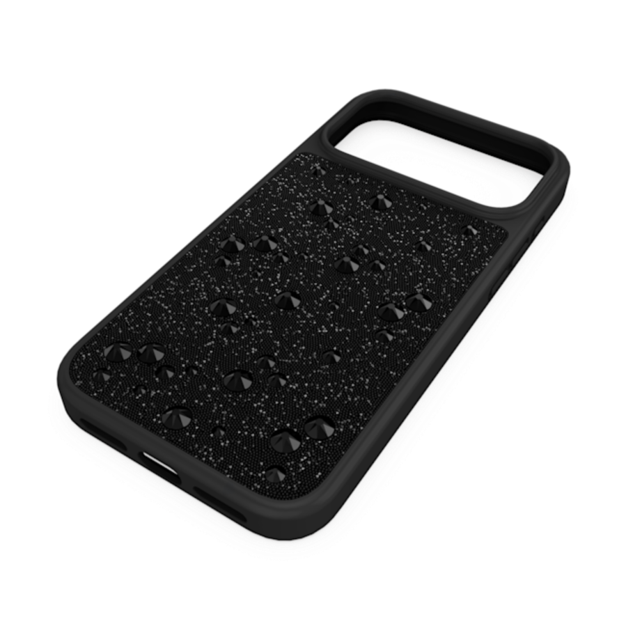 Resim High Akıllı Telefon Kılıfı, Flat Back kristaller, iPhone® 17 Pro Max, Siyah