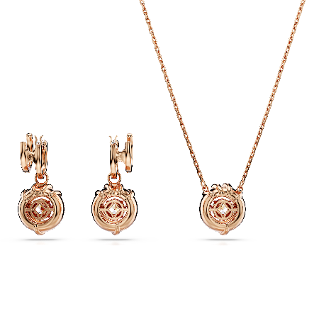 Resim Dragon & Phoenix Set, Ejderha pençesi, Beyaz, Pembe altın rengi kaplama