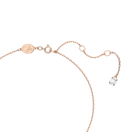 Resim Constella Kolye, Yuvarlak kesim, Pavé, Beyaz, Pembe altın rengi kaplama