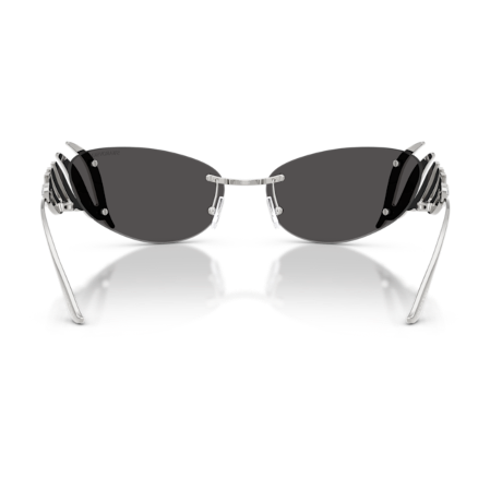 Resim Güneş Gözlüleri, Kedi gözü şekli, Kuğu, Gümüş Rengi