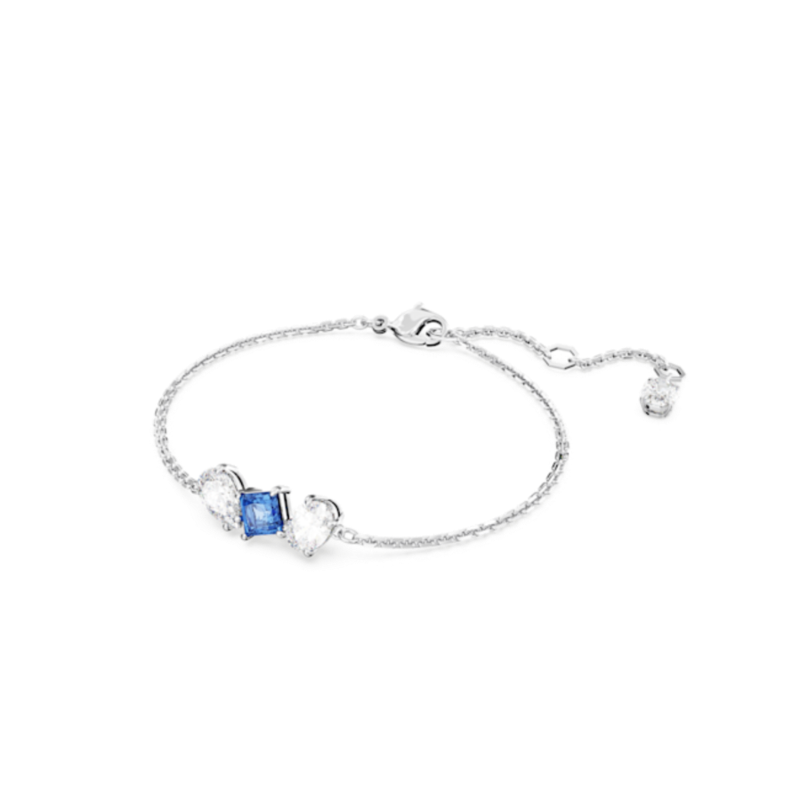 Resim Mesmera Bileklik, Karışık kesimler, Mavi, Rodyum kaplama