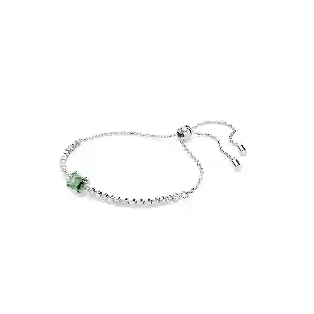 Resim Matrix Tennis Bileklik, Karışık kesimler, Yeşil, Rodyum kaplama