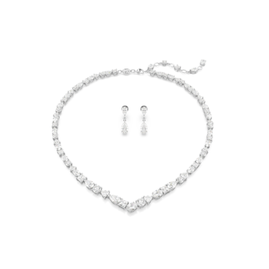 Resim Mesmera Set, Karışık kesimler, Beyaz, Rodyum kaplama