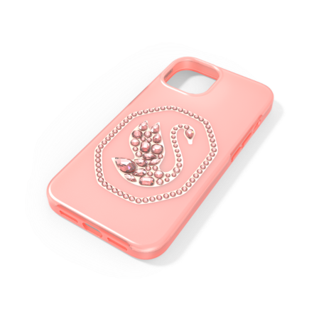 Resim Akıllı Telefon Kılıfı, Kuğu, iPhone® 13 Pro, Uçuk pembe