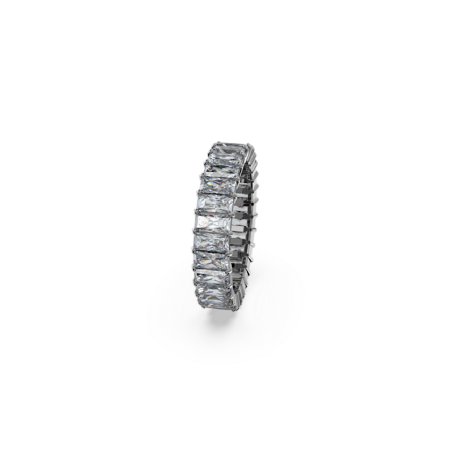 Resim Matrix Yüzük, Baget kesim, Gri, Rutenyum kaplama