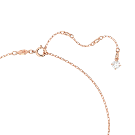 Resim Una Kolye, Sekizgen kesim, Mor, Pembe altın rengi kaplama