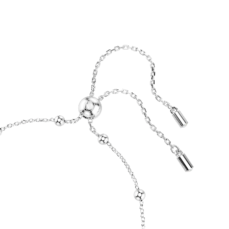 Resim Una Angelic Bileklik, Yuvarlak kesim, Beyaz, Rodyum kaplama