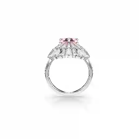 Resim Idyllia Kokteyl Yüzüğü, Karışık kesimler, Deniz Kabuğu, Pembe, Rodyum kaplama