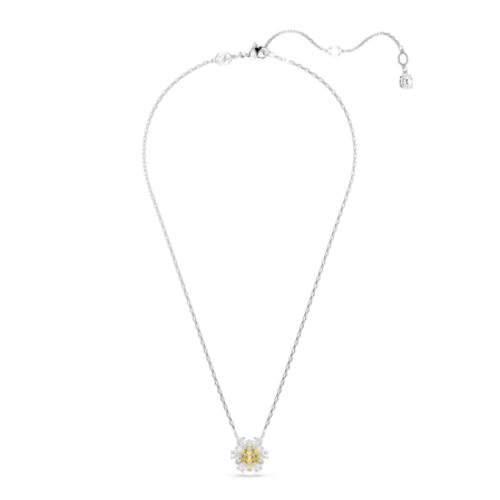 Resim Idyllia Kolye, Çiçek, Sarı, Rodyum kaplama