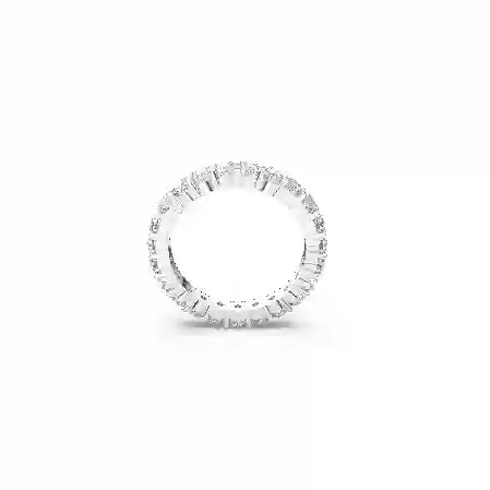 Resim Vittore XL Yüzük, Yuvarlak kesim, Beyaz, Rodyum kaplama