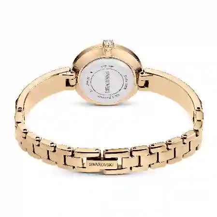 Resim Matrix Bangle Saat, İsviçre Üretimi, Kristal bileklik, Gri, Pembe altın rengi yüzey