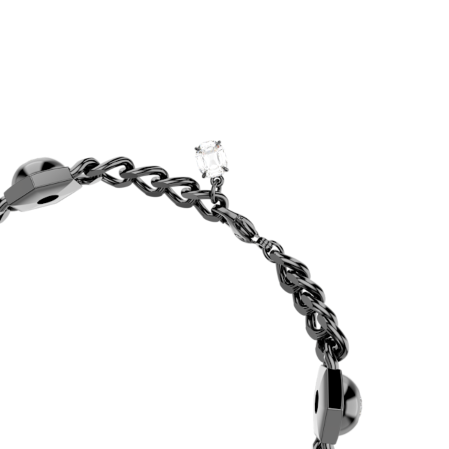 Resim Numina Bileklik, Yuvarlak kesim, Siyah, Rutenyum kaplama