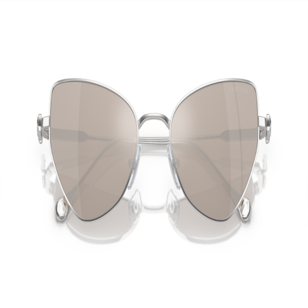 Resim 2’si 1 arada klipsli güneş gözlüğü, Çarpıcı, Kedi gözü modeli, SK7011, Beyaz