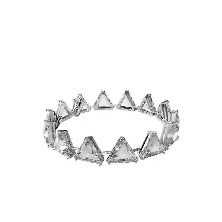 Resim Matrix Tennis bileklik, Üçgen kesim, Beyaz, Rodyum kaplama