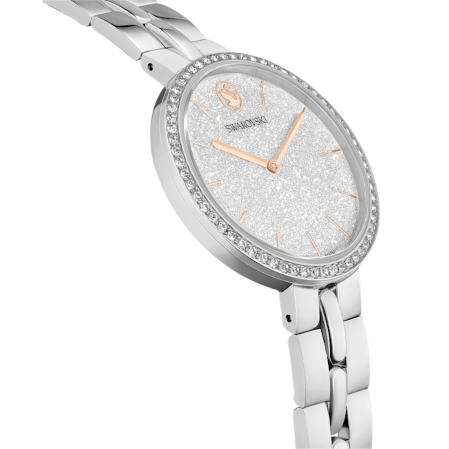 Resim Cosmopolitan Saat, İsviçre Üretimi, Metal bileklik, Gümüş Rengi, Paslanmaz çelik