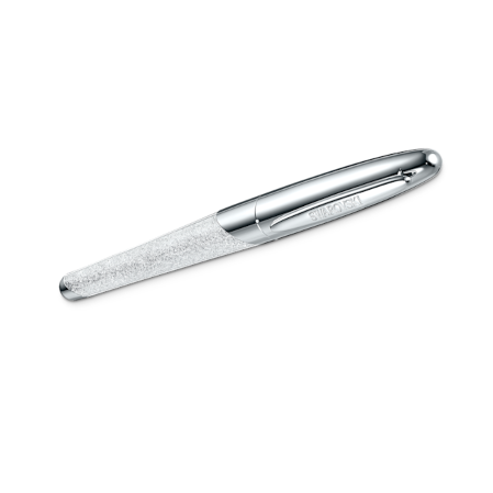 Resim Crystalline Top Uçlu Kalem, Gümüş Rengi, Krom Kaplama