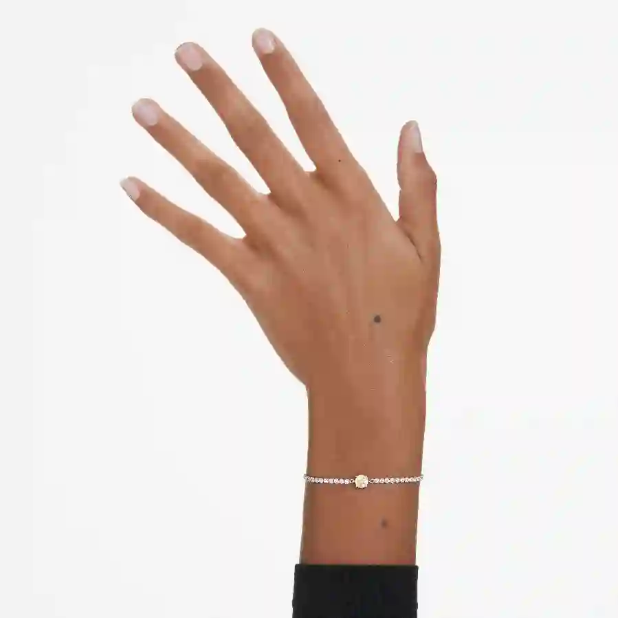 Resim Matrix Tennis Bileklik, Karışık kesimler, Sarı, Rodyum kaplama