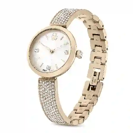 Resim Illumina Saat, İsviçre Üretimi, Metal bileklik, Altın Rengi, Şampanya altın rengi yüzey