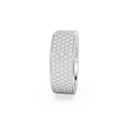 Resim Dextera Kokteyl Yüzüğü, Sekizgen şekil, Pavé, Beyaz, Rodyum kaplama