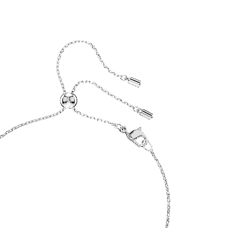 Resim Mesmera Set, Armut kesim, Yuvarlak kesim, Beyaz, Rodyum kaplama