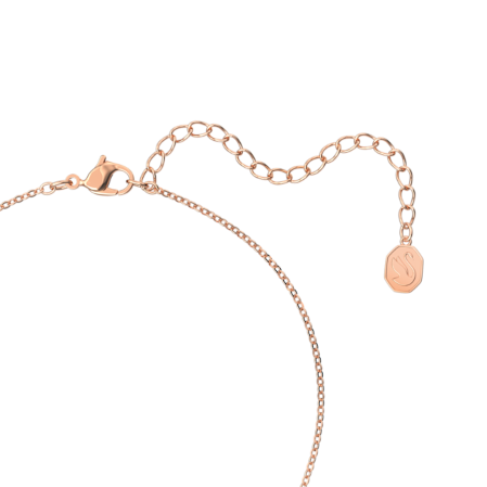 Resim Una Kolye Ucu, Yuvarlak kesim, Uzun, Mor, Pembe altın rengi kaplama