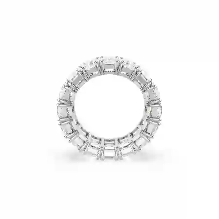 Resim Matrix Vittore Yüzük, Baget kesim, Beyaz, Rodyum kaplama