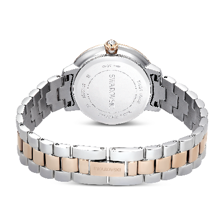 Resim Saat, İsviçre Üretimi, Metal bileklik, Gümüş Rengi, Pembe altın rengi yüzey