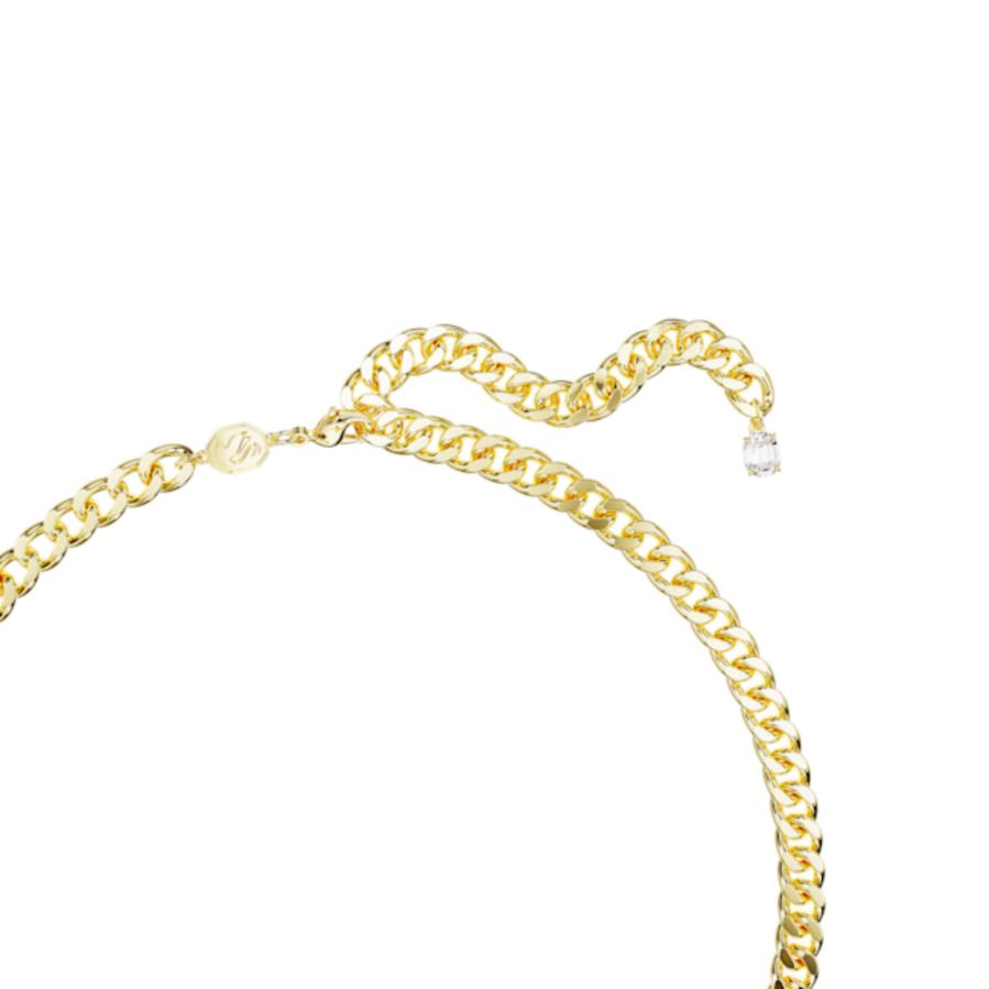 Resim Millenia Kolye, Sekizgen kesim, Yeşil, Altın rengi kaplama