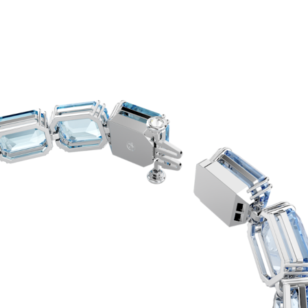 Resim Millenia Bileklik, Sekizgen kesim, Renk geçişli, Mavi, Rodyum kaplama