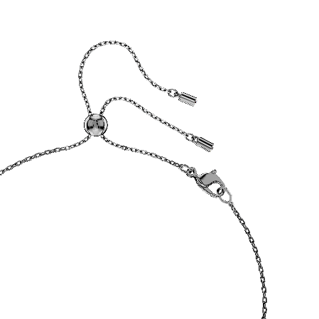 Resim Mesmera Kolye, Karışık kesimler, Gri, Rutenyum kaplama