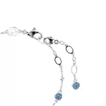 Resim Imber Bileklik, Yuvarlak kesim, Mavi, Rodyum kaplama