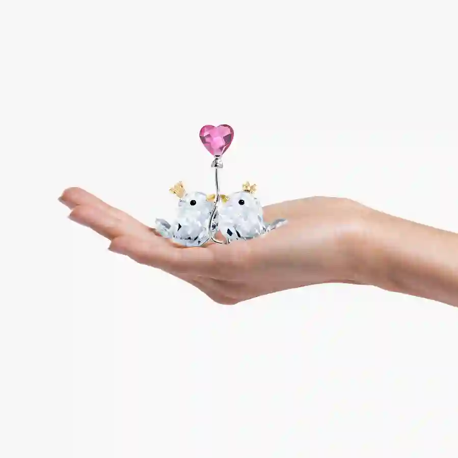 Resim Muhabbet Kuşları, Pembe Kalp