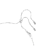 Resim Ariana Grande x Swarovski Gerdanlık, Kristal inci, Yuvarlak kesim, Beyaz, Rodyum kaplama