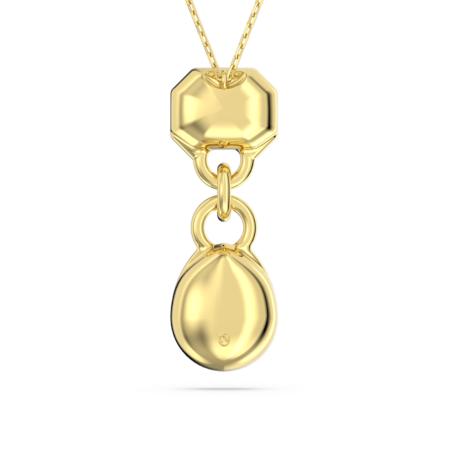 Resim Imber Kolye, Karışık kesimler, Beyaz, Altın rengi kaplama