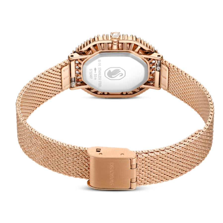 Resim Matrix Octagon Saat, Metal bileklik, Rose Altın tonu, Pembe altın rengi yüzey