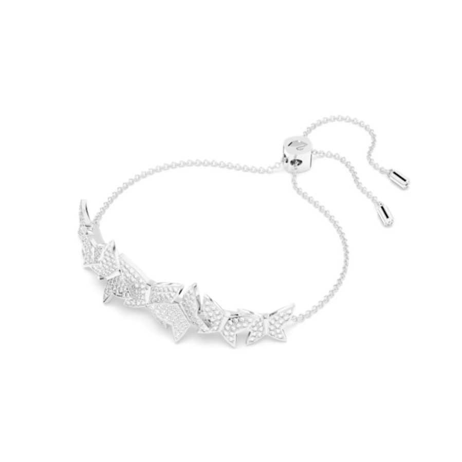 Resim Idyllia Lilia Bileklik, Kelebek, Beyaz, Rodyum kaplama