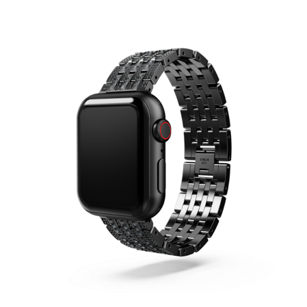 Resim Sparkling Prenses kordon, Apple Watch® 40 mm ve 41 mm ile uyumlu, Siyah yüzey