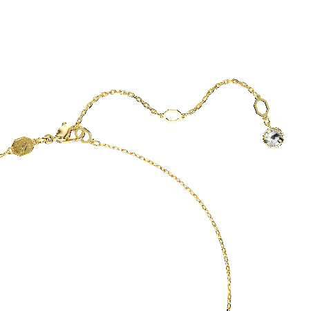 Resim Swarovski Iconic Swan Set, Kristal inci, Kuğu, Kırmızı, Altın rengi kaplama