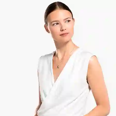 Resim Symbolica Kolye Ucu, Ay ve yıldız, Çok renkli, Pembe altın rengi kaplama