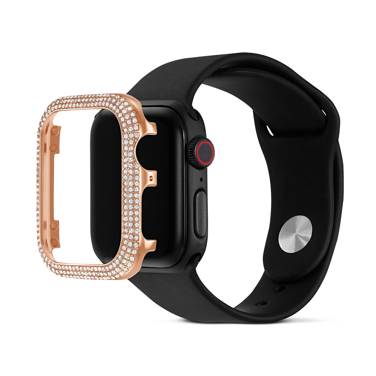Resim Sparkling Kılıf, Apple Watch® Series 4 ve 5 ile uyumlu, 40 mm, Rose Altın tonu