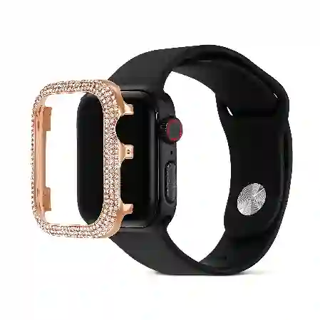 Resim Sparkling Kılıf, Apple Watch® Series 4 ve 5 ile uyumlu, 40 mm, Rose Altın tonu